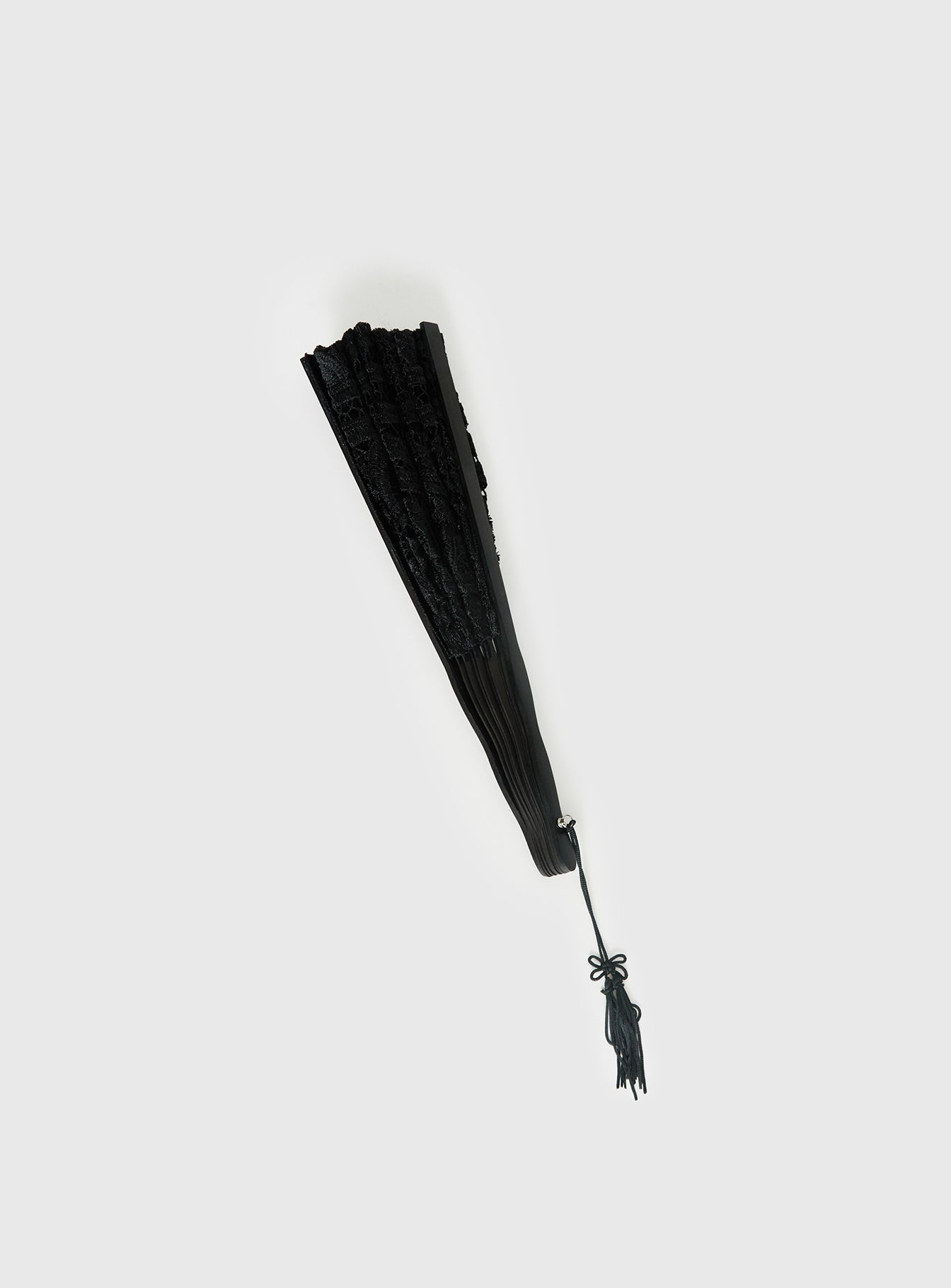 Bossa Nova Lace Fan Black