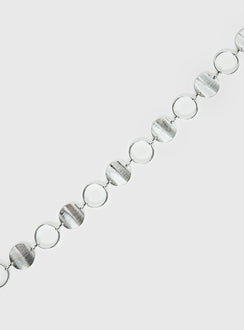 Dawna Circle Belt Silver