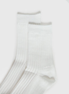 Sports Crew Ribbed Sock