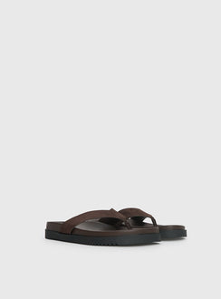 Billini Aila Sandals Dark Cacao Suede
