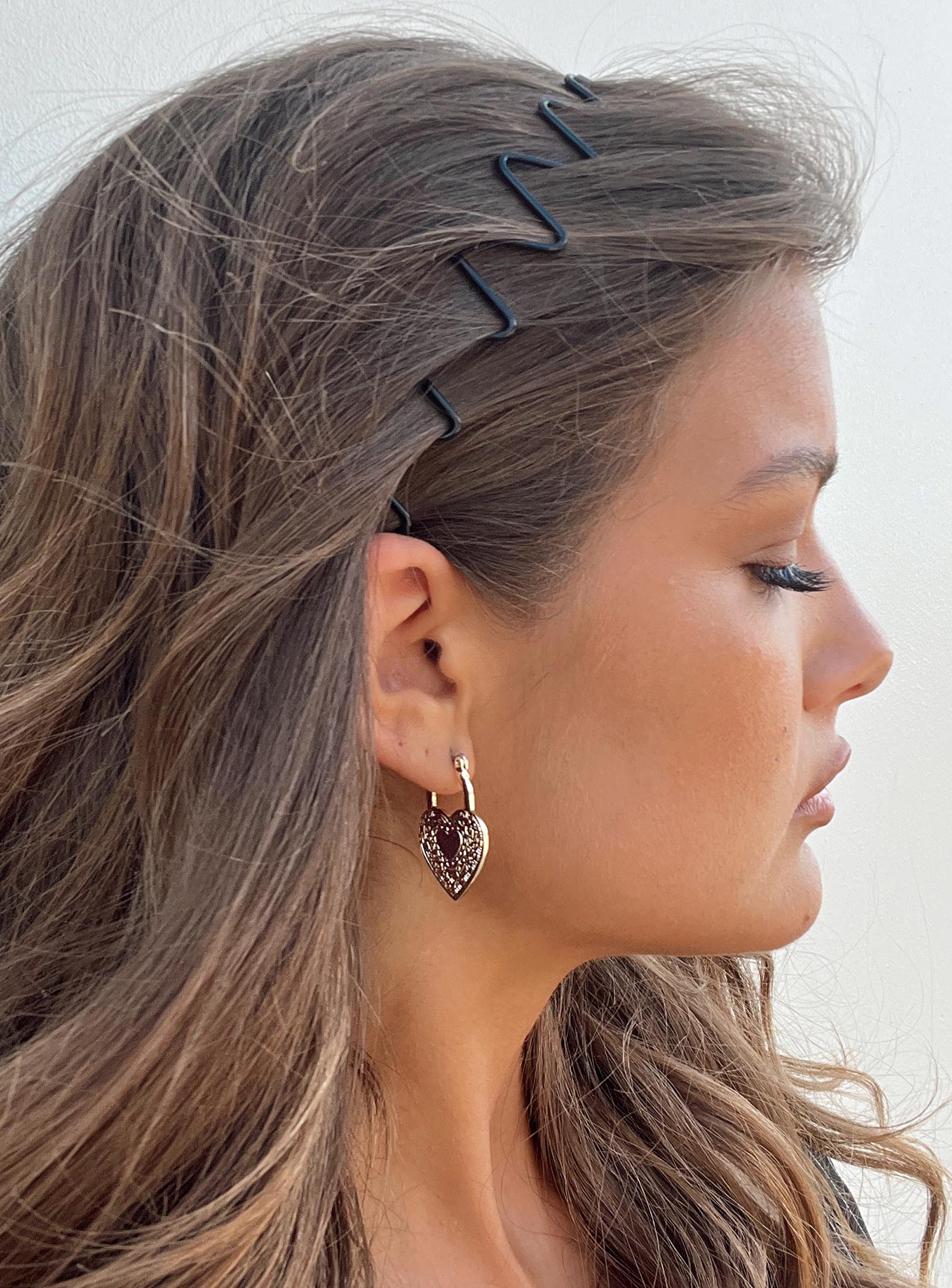 Headband Zig-zag design Lightweight Thin band