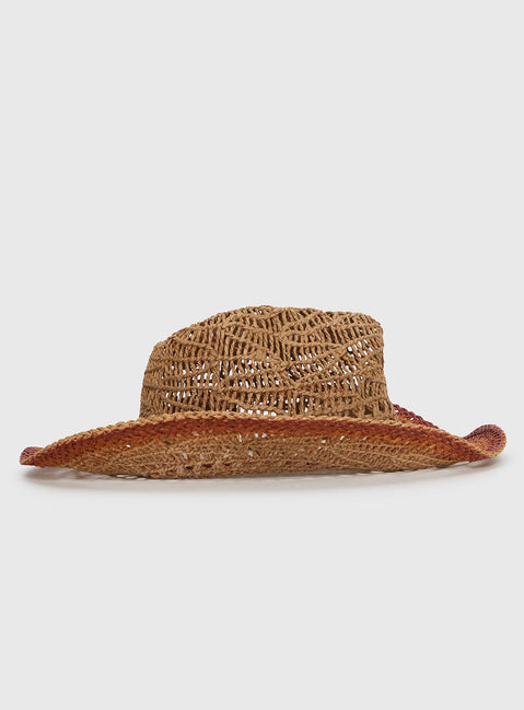 Peace Of Mind Straw Cowboy Hat Tan
