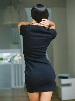 product Princess Polly High Neck  Classic Mini Dress Black Petite