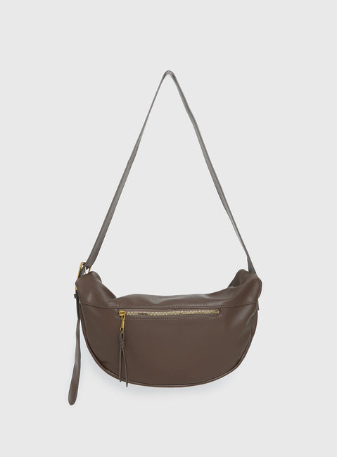 Jaxxon Slouch Shoulder Bag Brown