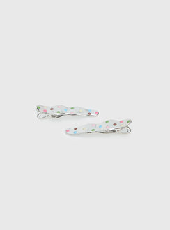 Kind To Another Hair Clips Silver / Multi