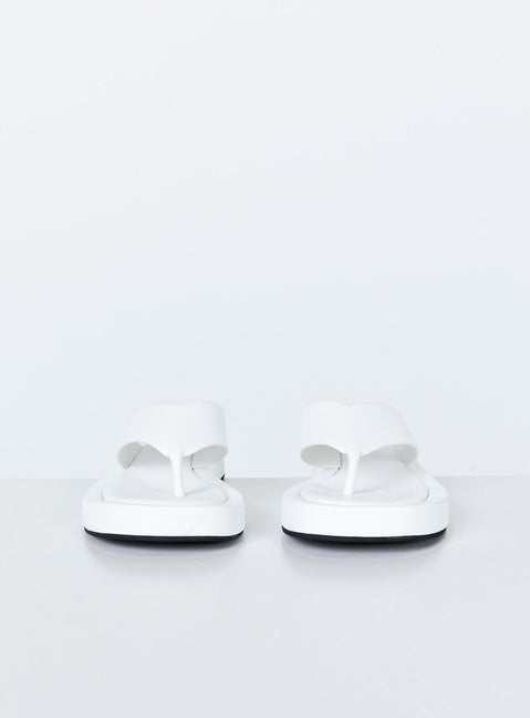 Tampa Sandals White