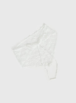 Ex Factor Sheer Head Scarf White