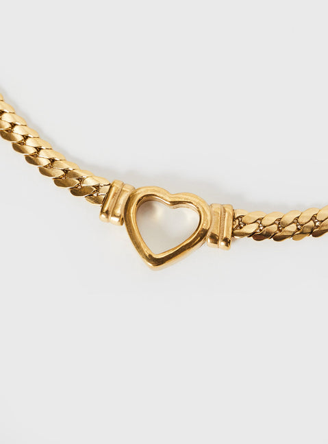 Power To Her Necklace Gold