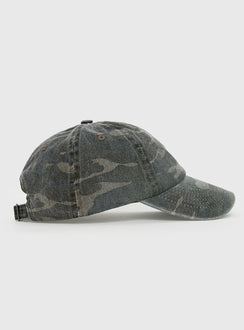 Cadey Cap Washed Camo