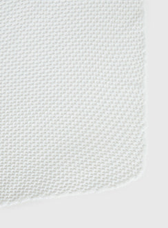 California Sunshine Knit Sarong White
