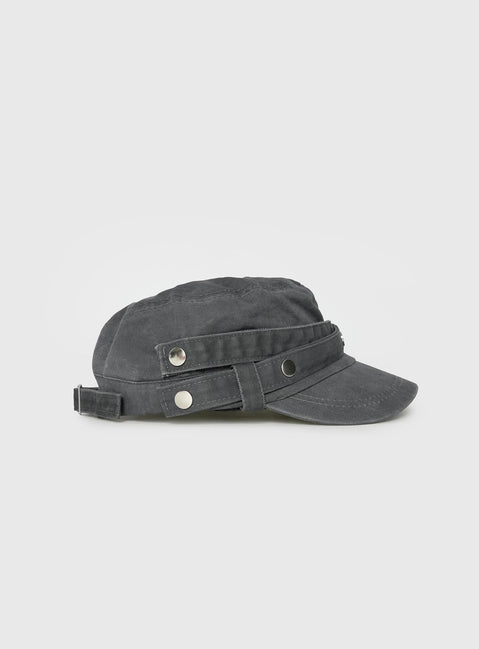 Such A Star Military Cap Charcoal