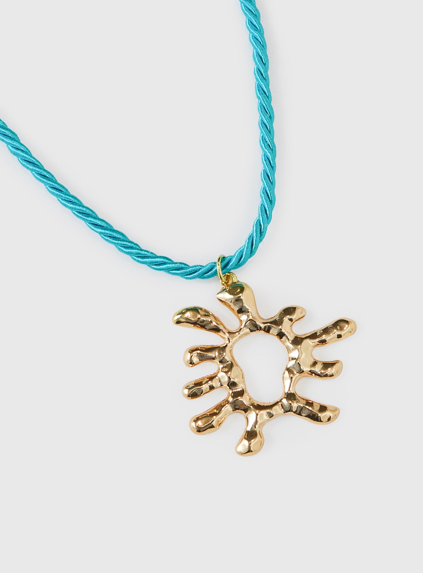 Go Dancing Necklace Gold / Blue