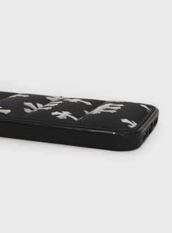 Federica iPhone Case Black