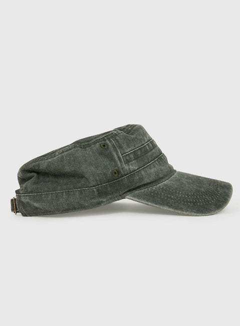 Odera Military Cap Washed Khaki