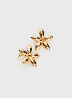 Torquil Earrings Gold