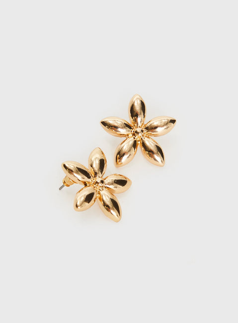 Torquil Earrings Gold