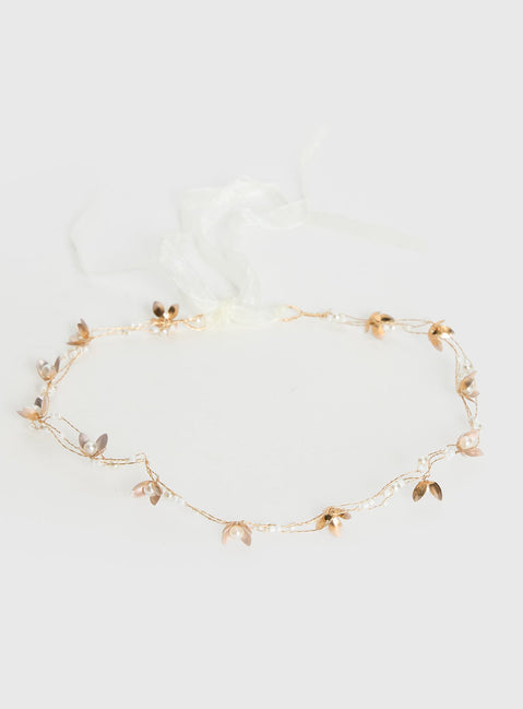 Shining Mirrors Hair Band Gold