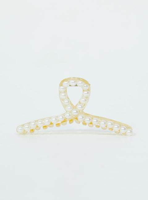 Hair clip Pearl design Lightweight