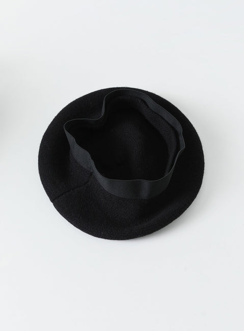Beret 100% wool Soft knit material  Elasticated headband 