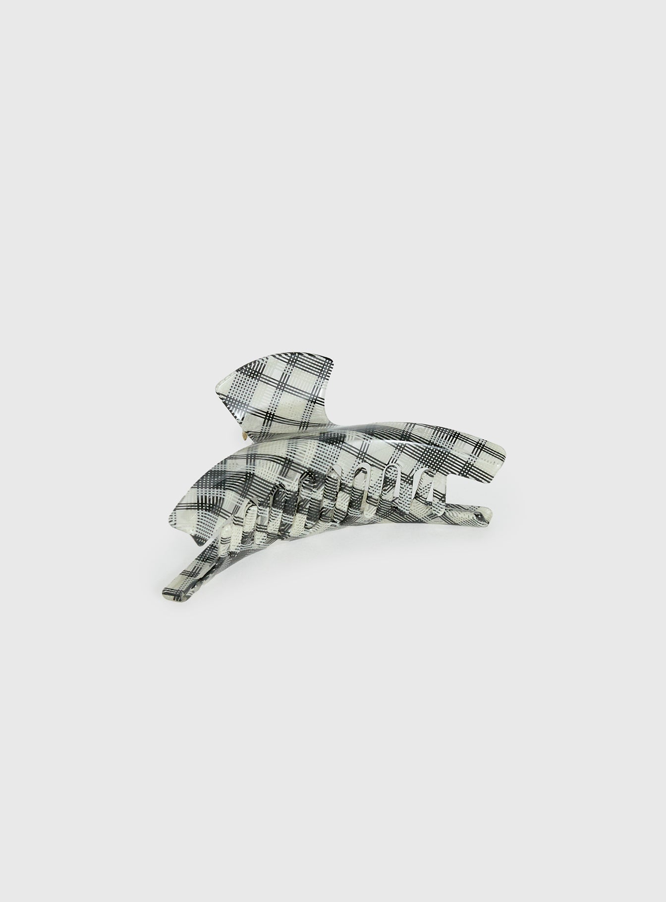 Sloen Claw Clip Black Check