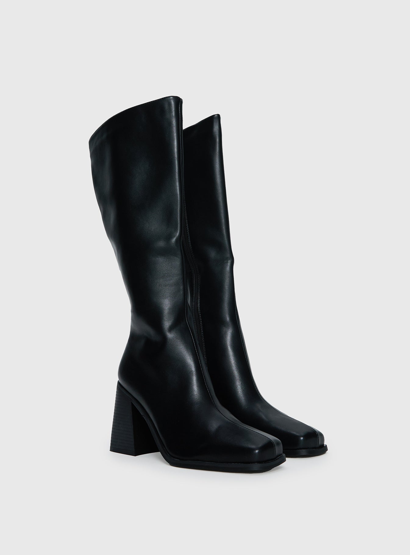 Renzo Knee High Boots Black
