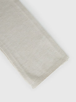 Delyla Knit Scarf Cream