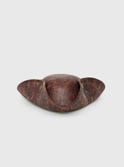October Sky Pirate Hat Brown