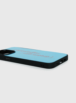 Your Dream Girl iPhone Case Blue / Red