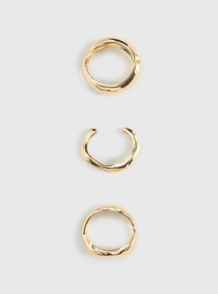 Hot Gossip Cuff Set Gold