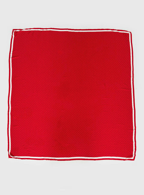 Swoon Sarong Red Polka