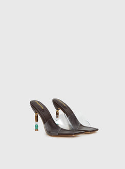 Garnet Beaded Heels Multi