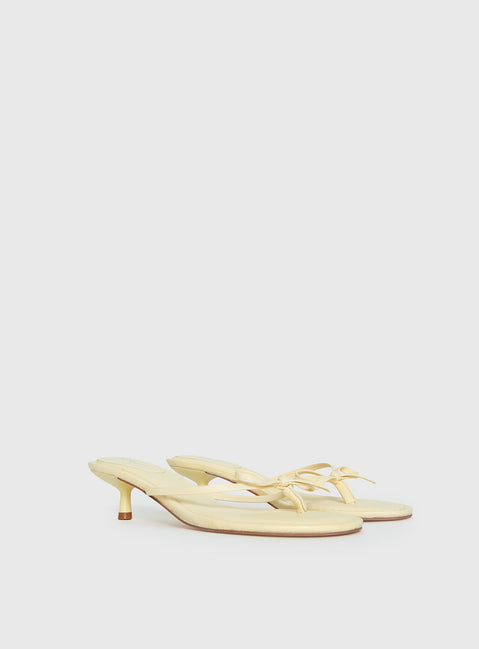 Therapy Somer Kitten Heels Yellow