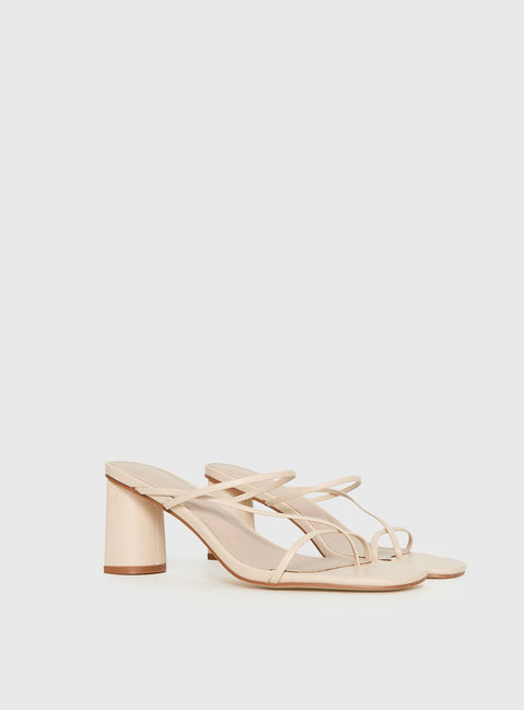 The Becka Heels Beige