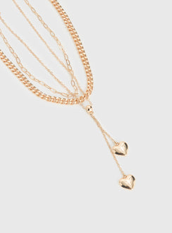 Denmark Layered Necklace Gold