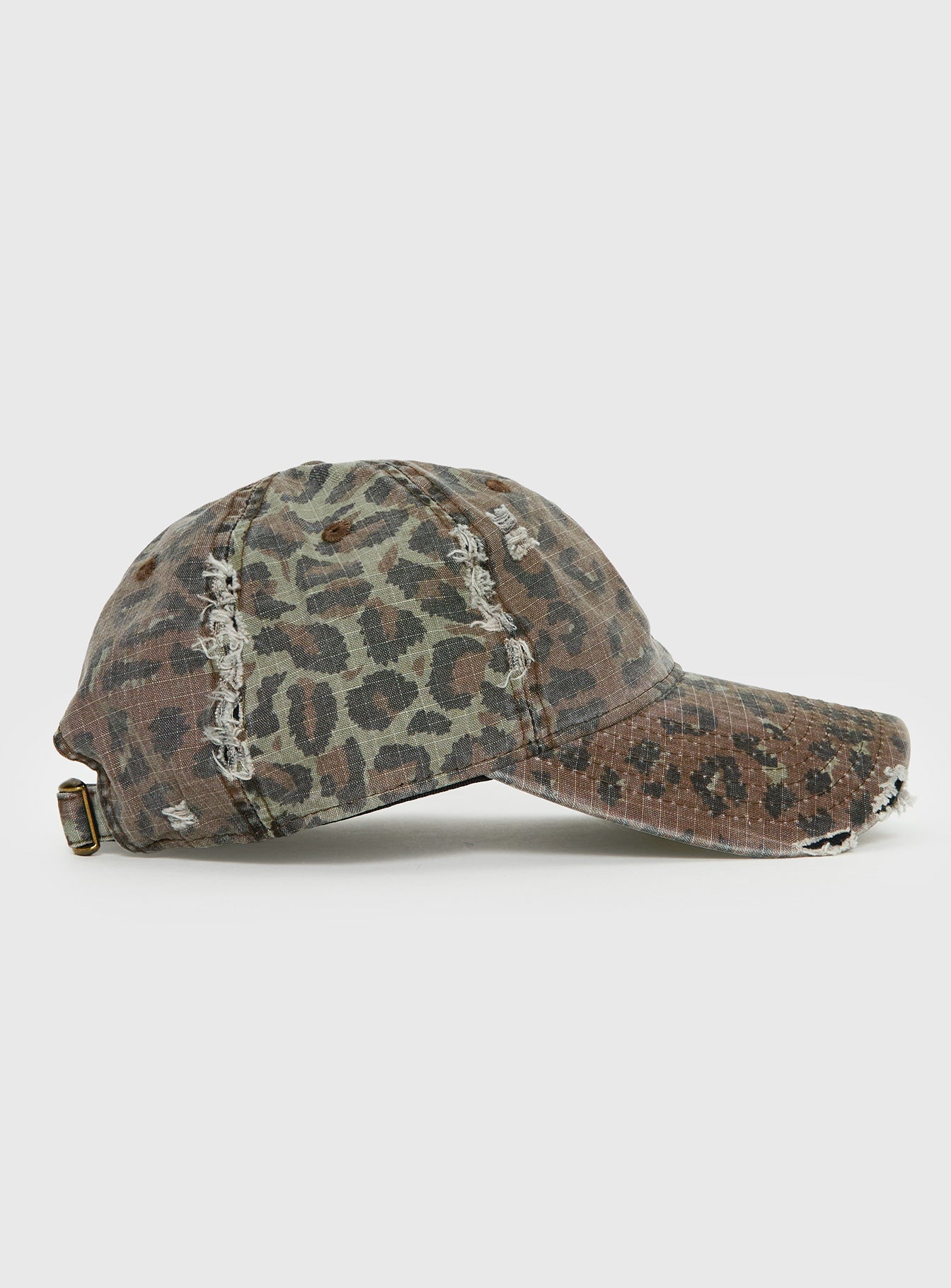 Thousand Miles Distressed Cap Leopard