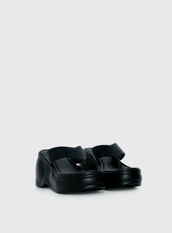 Katya Platform Heels Black