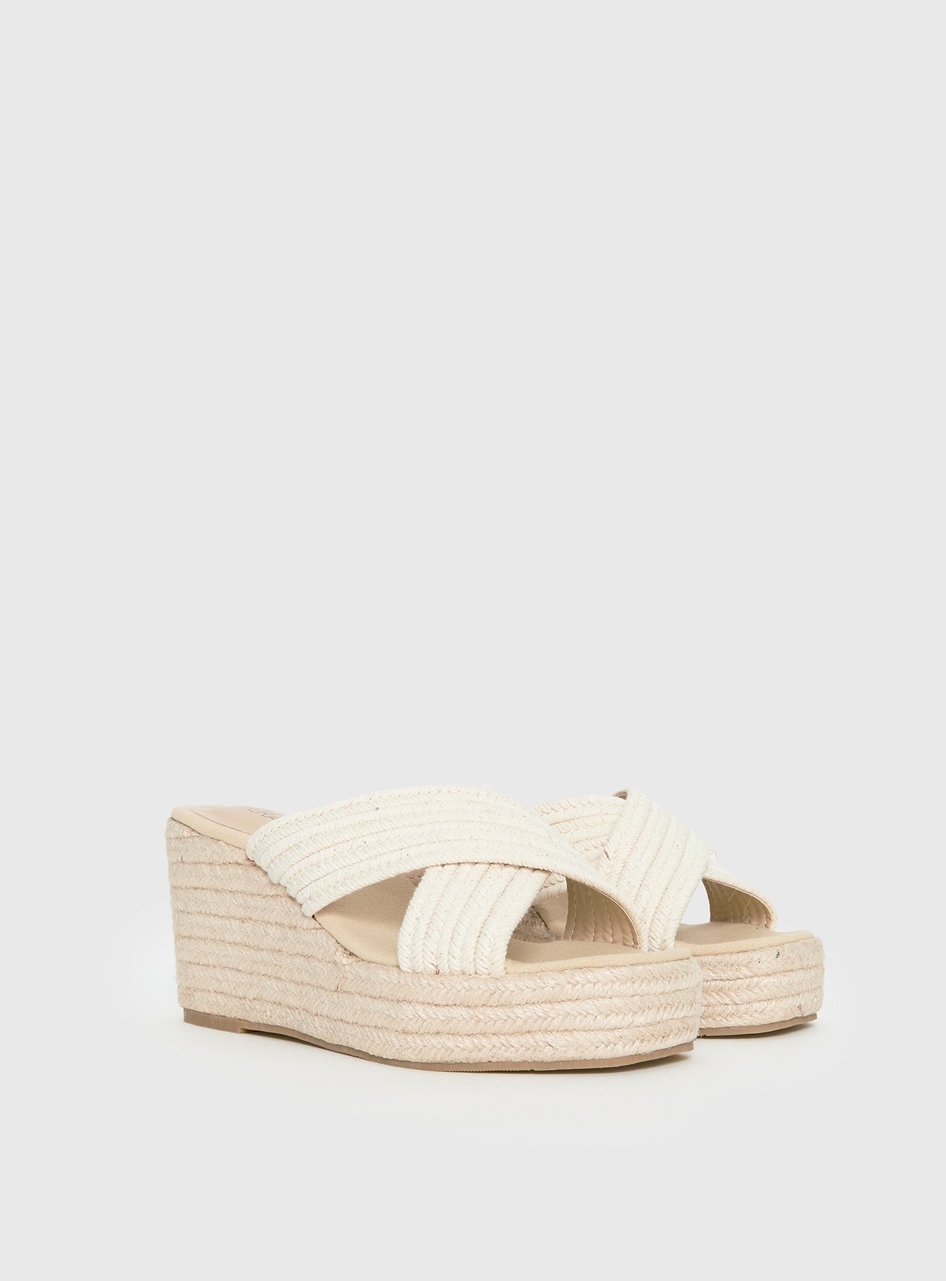 Therapy Ezra Wedge Heels Natural