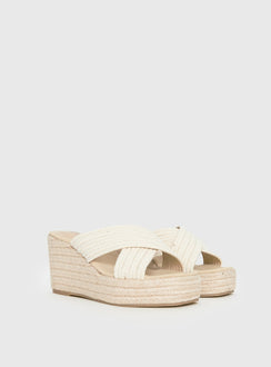Therapy Ezra Wedge Heels Natural