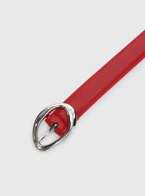 Atreides Belt Red / Silver
