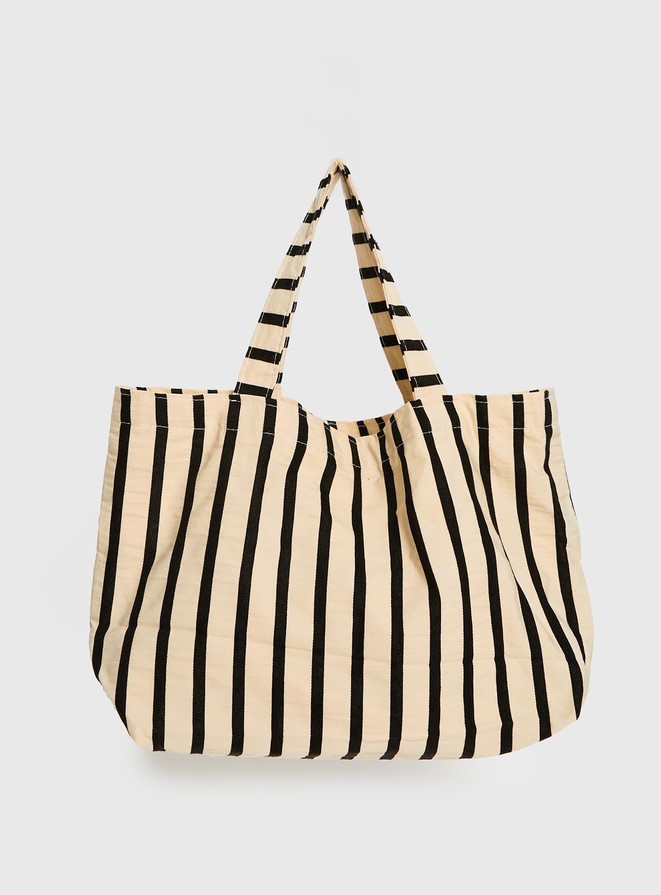 Skylaah Tote Bag Black Stripe