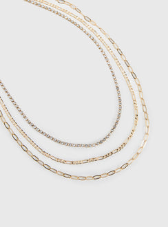 Gleaming Necklace Gold