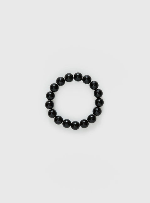 Orlynn Beaded Bracelet Black