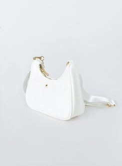 Peta & Jain Paloma Crossbody Bag White Pebble / Gold
