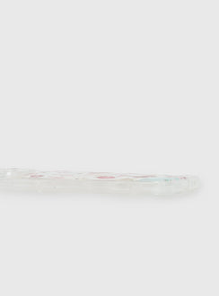 Just A Girl Iphone Case Clear / Pink