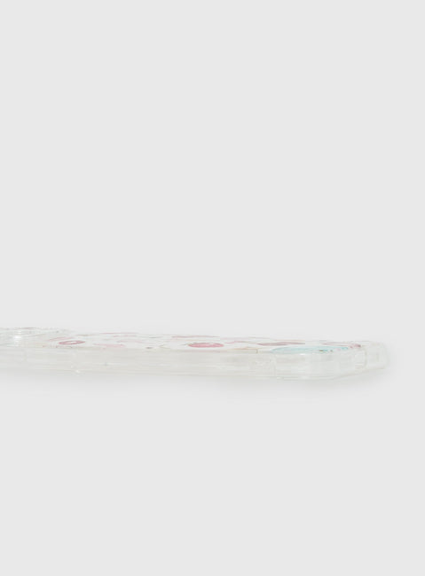 Just A Girl Iphone Case Clear / Pink