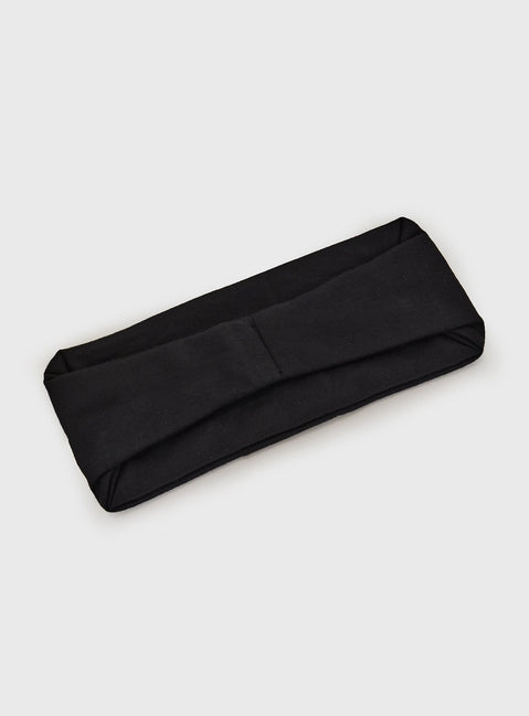 The Juney Headband Black