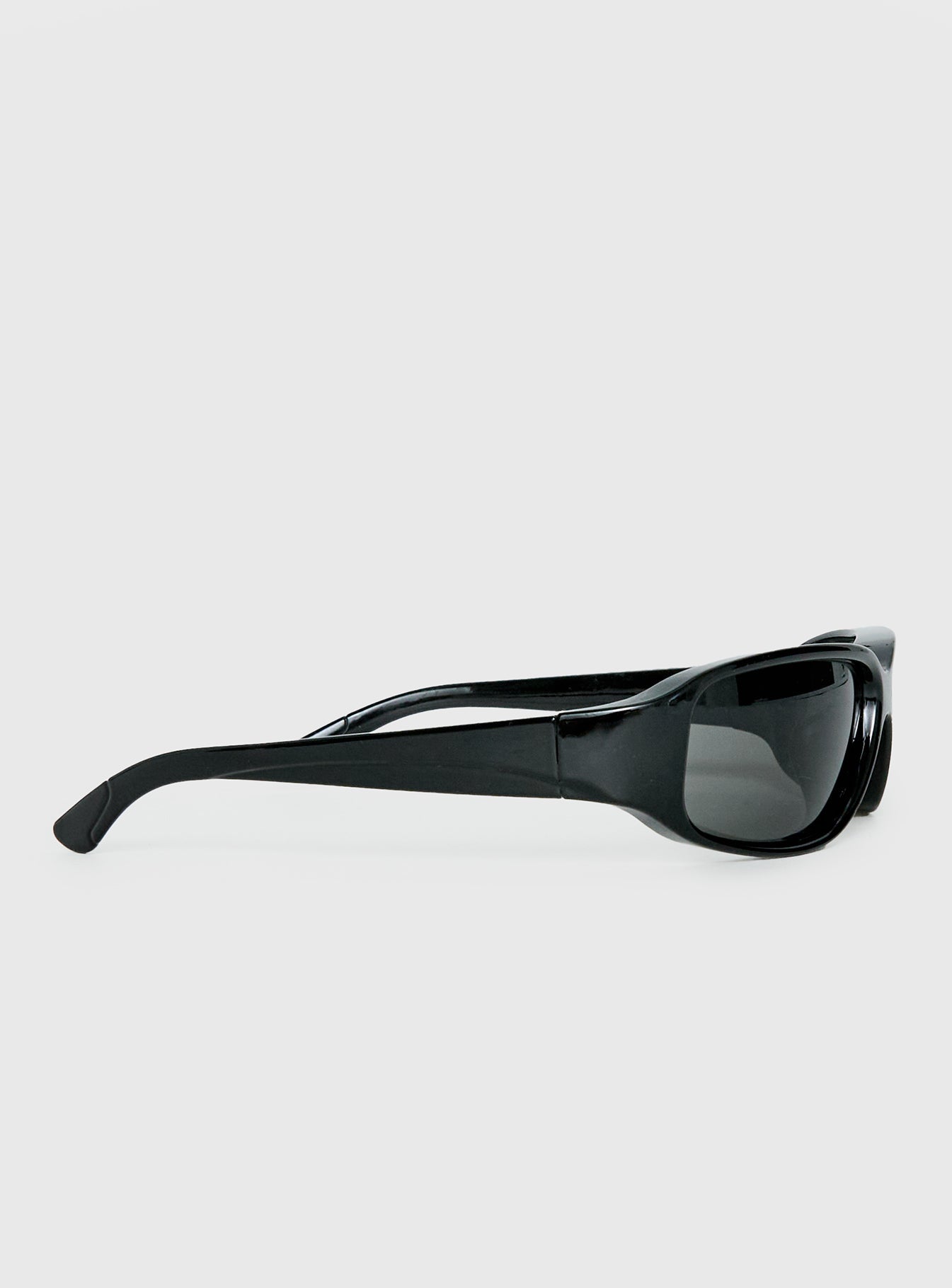 Midnight Rush Wrap Around Sunglasses Black