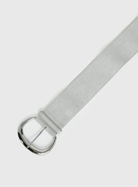 The Other Side Belt Grey / Silver