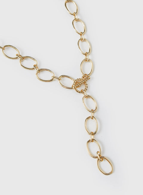 Hollywood Hills Necklace Gold