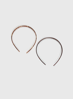 Jasmanie Headband Pack Tort / Chocolate